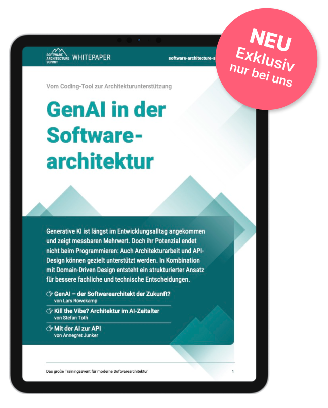 Vorschau Whitepaper GenAI in der Softwarearchitektur