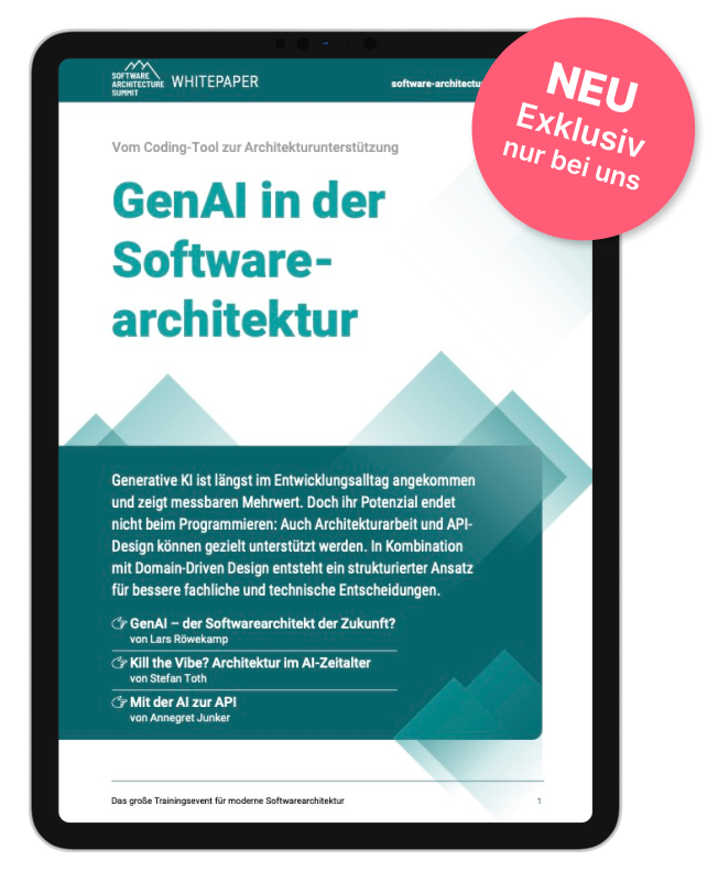 Vorschau Whitepaper GenAI in der Softwarearchitektur
